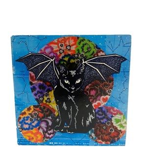 BAT CAT small artwork 6x6 square